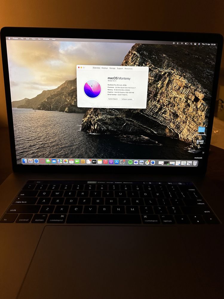 MacBook Pro Touch Bar Como Novo