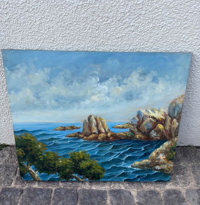 Quadro pintado a mâo