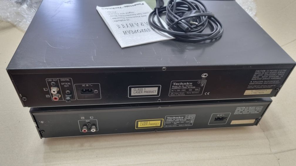 Odtwarzacze CD Technics SL-PG360A i SL-PG390