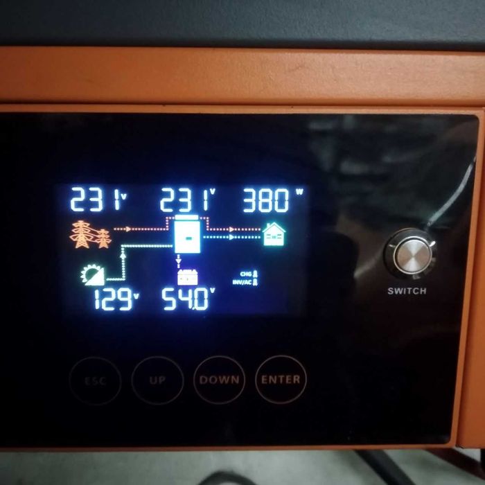 Гібридний сонячний інвертор POW-HVM 6.2M-48v (6500W)