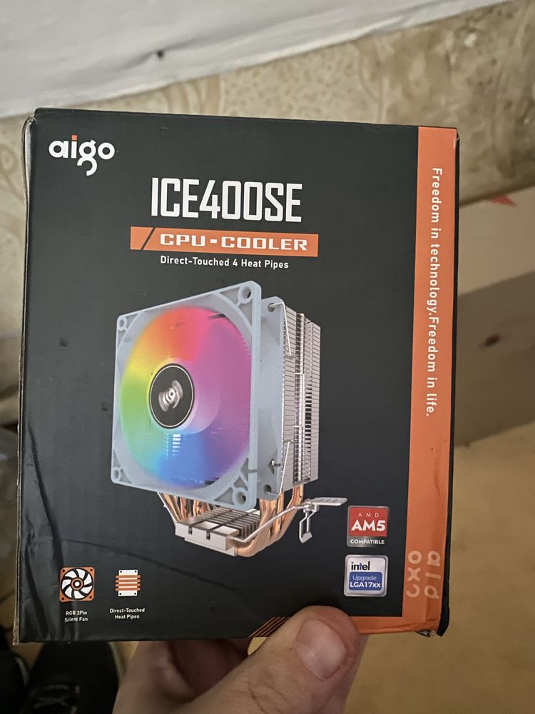 Кулер для процессора rgb Argb