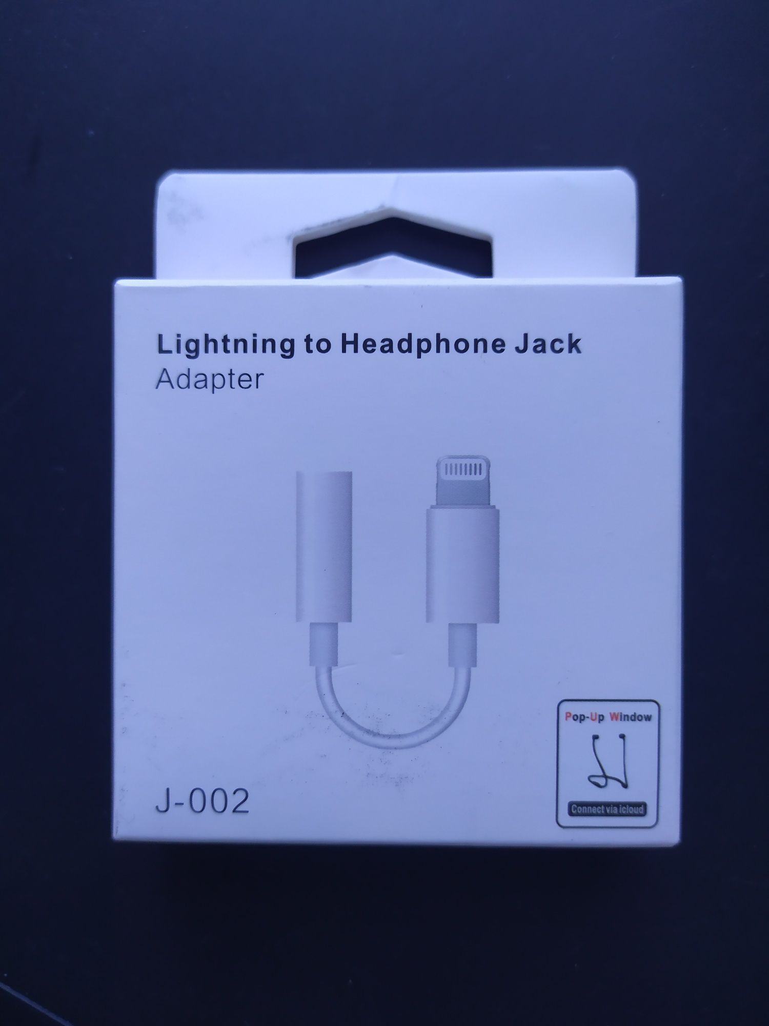 Adaptador Lightning para Jack 3'5