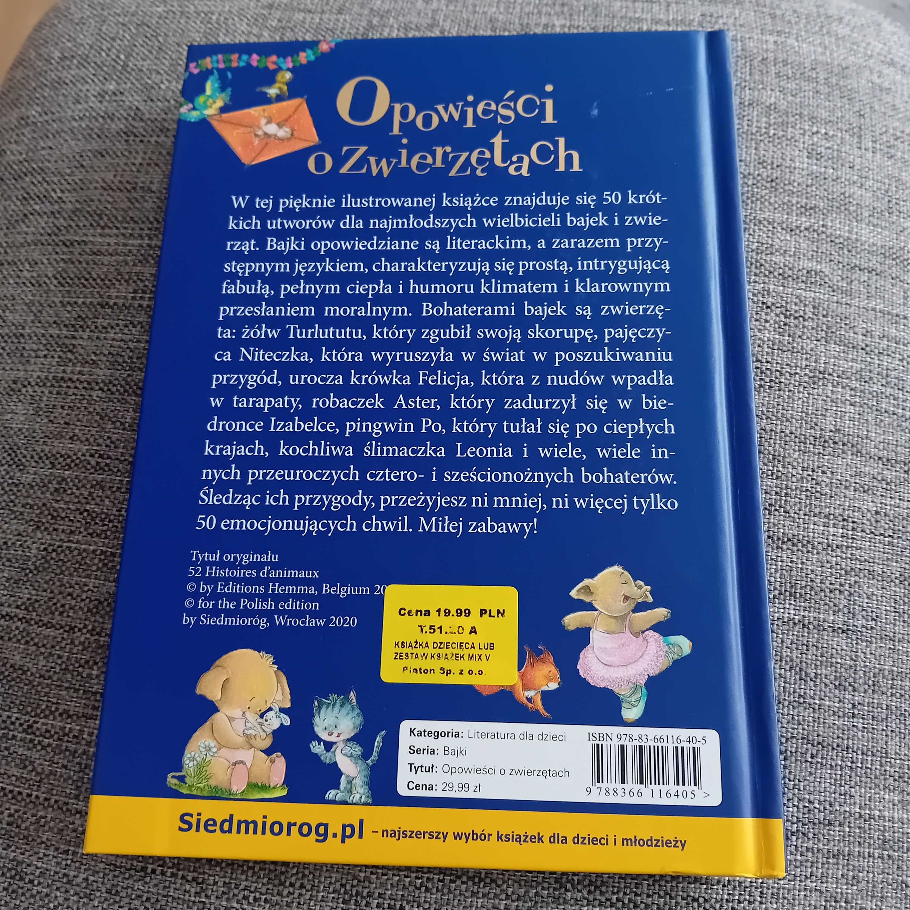 Książka "Opowieści o zwierzętach ". Jak nowa. Tanio!