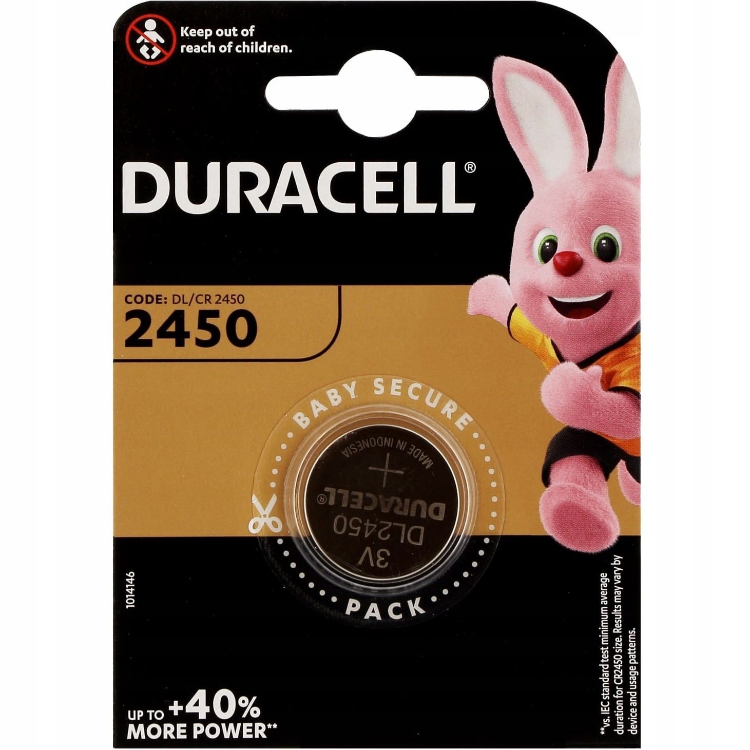 Duracell 3V CR2450 Bateria litowa 2450 DL2450
