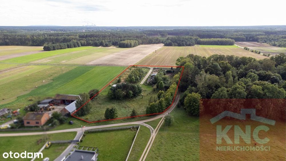 Dom parterowy *działka 9200 m2 - przy lesie !
