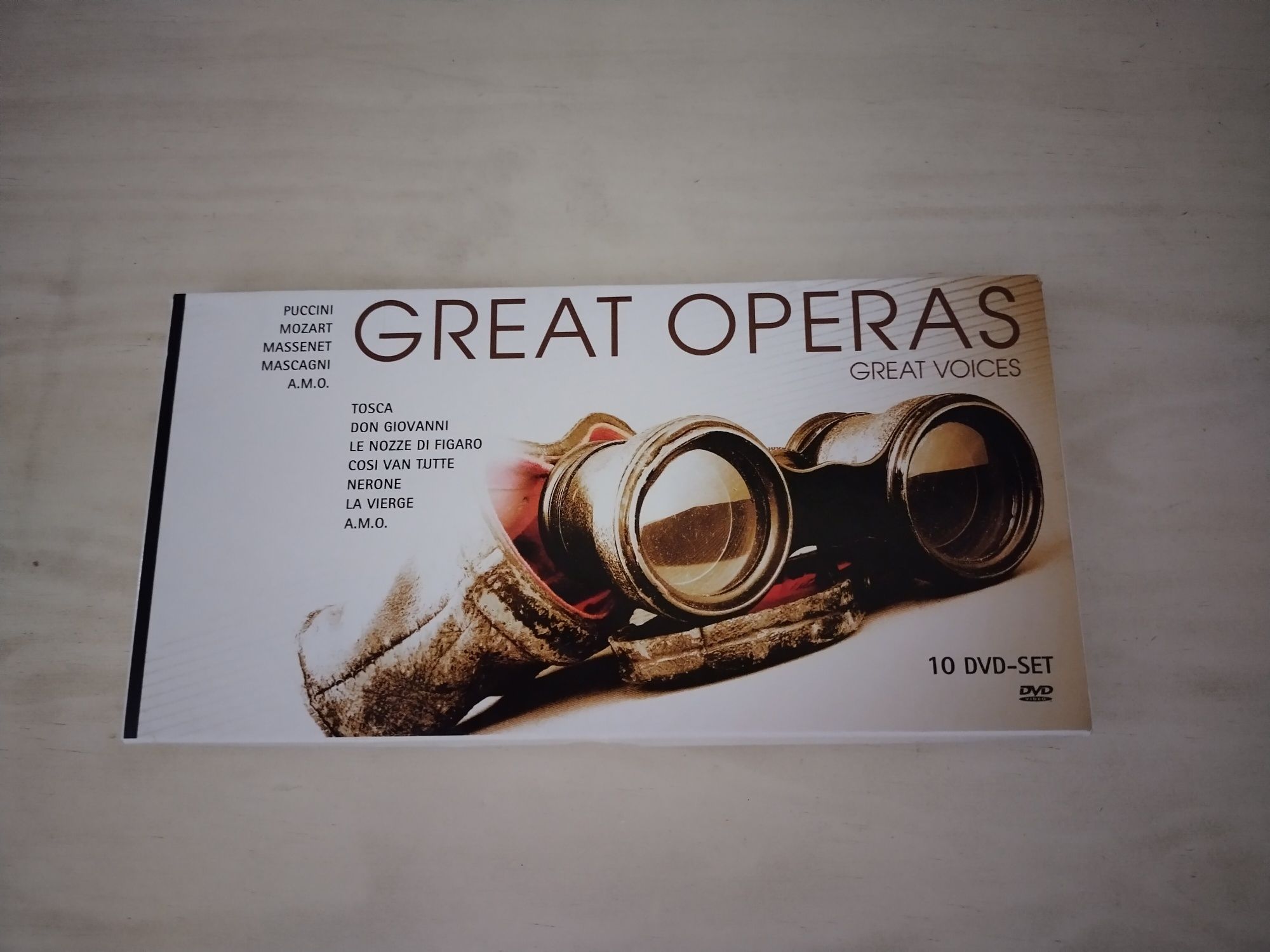 Great operas Great Voices 10 DVD's excelente estado