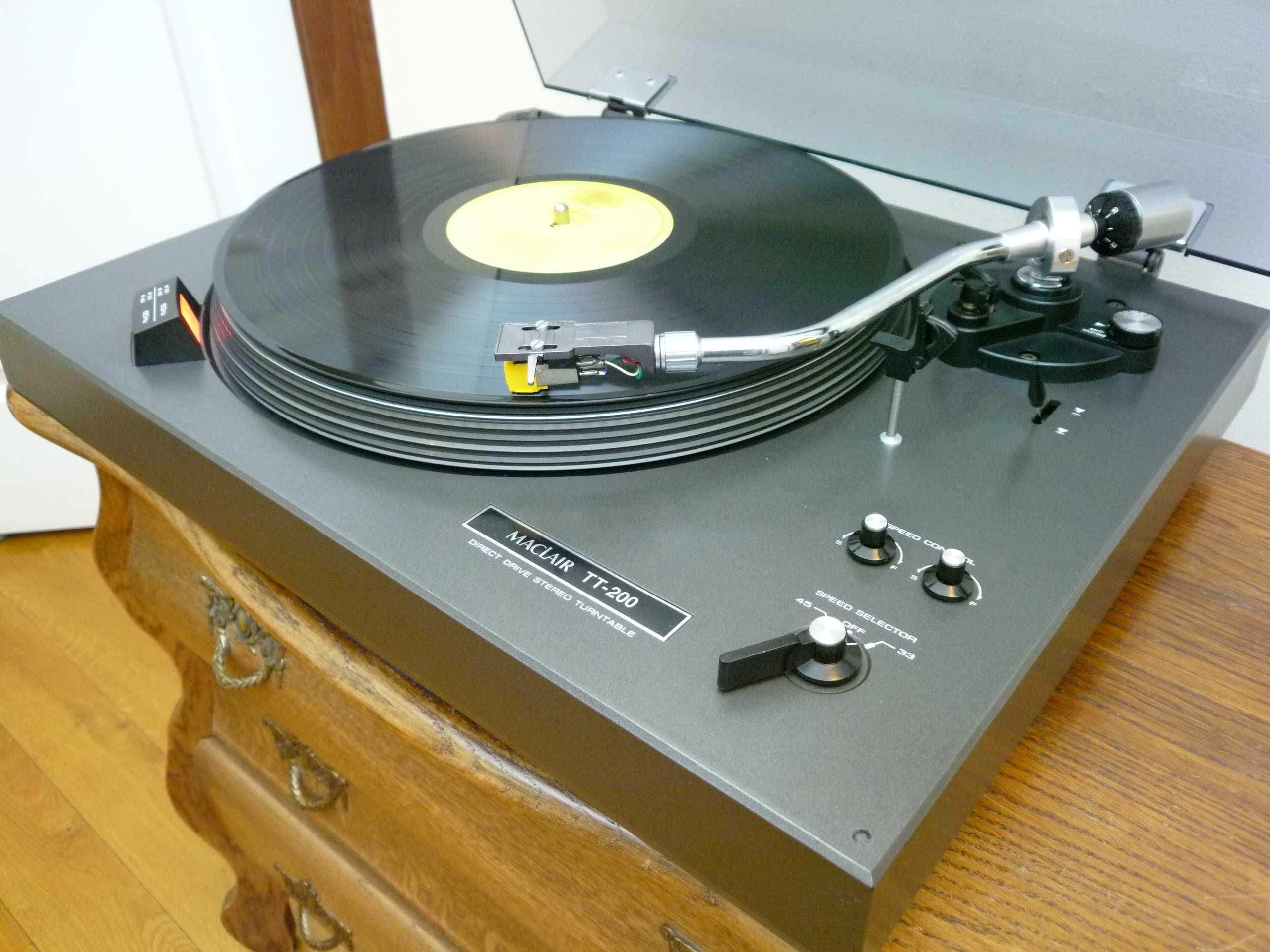 Gramofon MACLAIR TT-200 JAPAN Direct Drive st. idealny