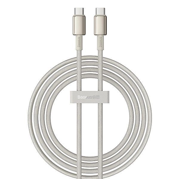 Kabel Baseus Tungsten Gold Usb-c / Usb-c 100w 2m - złoty