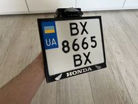 Рамка номера Honda с номером