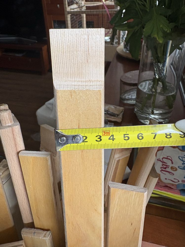 Wymienne brzozowe  deski , listwy do stelaża 120 cm szerokości