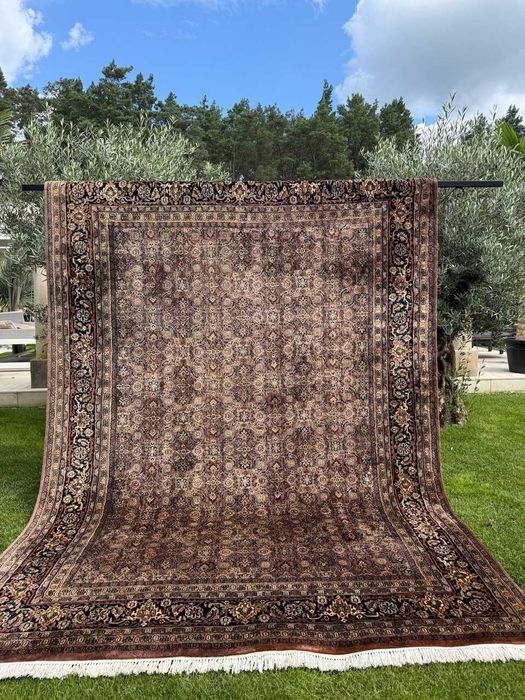 Idealny Dywan Perski Kaszmirowy Indo Bidjar 370x255 galeria 25 tyś