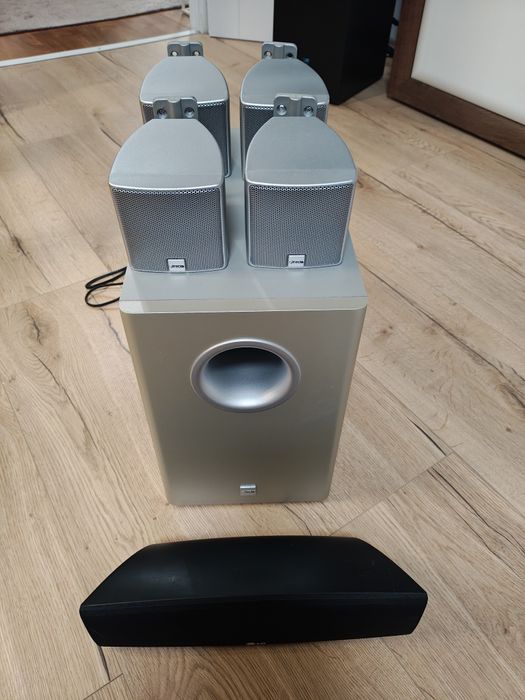 Subwoofer Canton AS5 aktywny plus 4x Canton + uchwyty +LG  Centralny