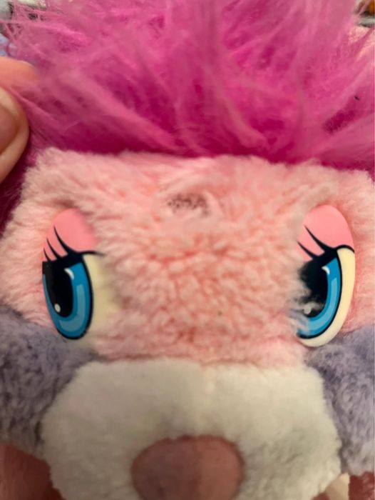 Popples Party Pink plush 1986 Mattel vintage retro 80s nostalgia