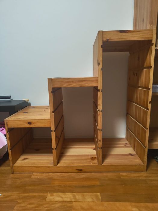 TROFAST Estante em pinho 94x44x91