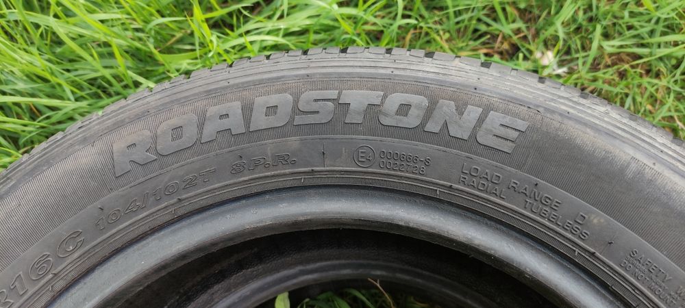 Opony letnie z 2014r 6mm 195/65/16c Roadstone 7N możliwa wysyłka+