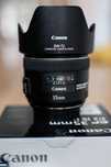 CANON Obiektyw EF 35mm f/2.0 IS USM - Stan Idealny - Osłona / Filtr UV