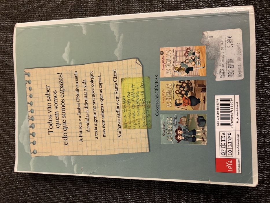 As Gémeas no Colégio de Santa Clara Volume 1 de Enid Blyton