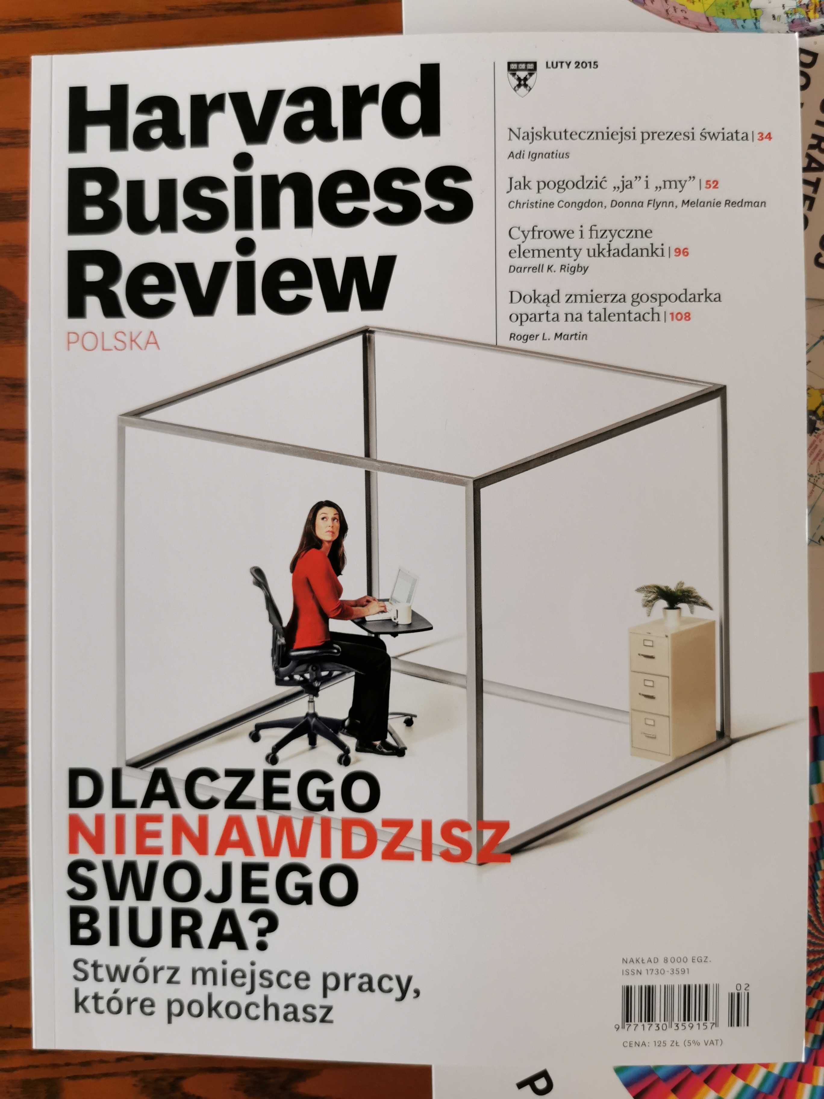 Harvard Business Review Polska 9 czasopism rok 2015