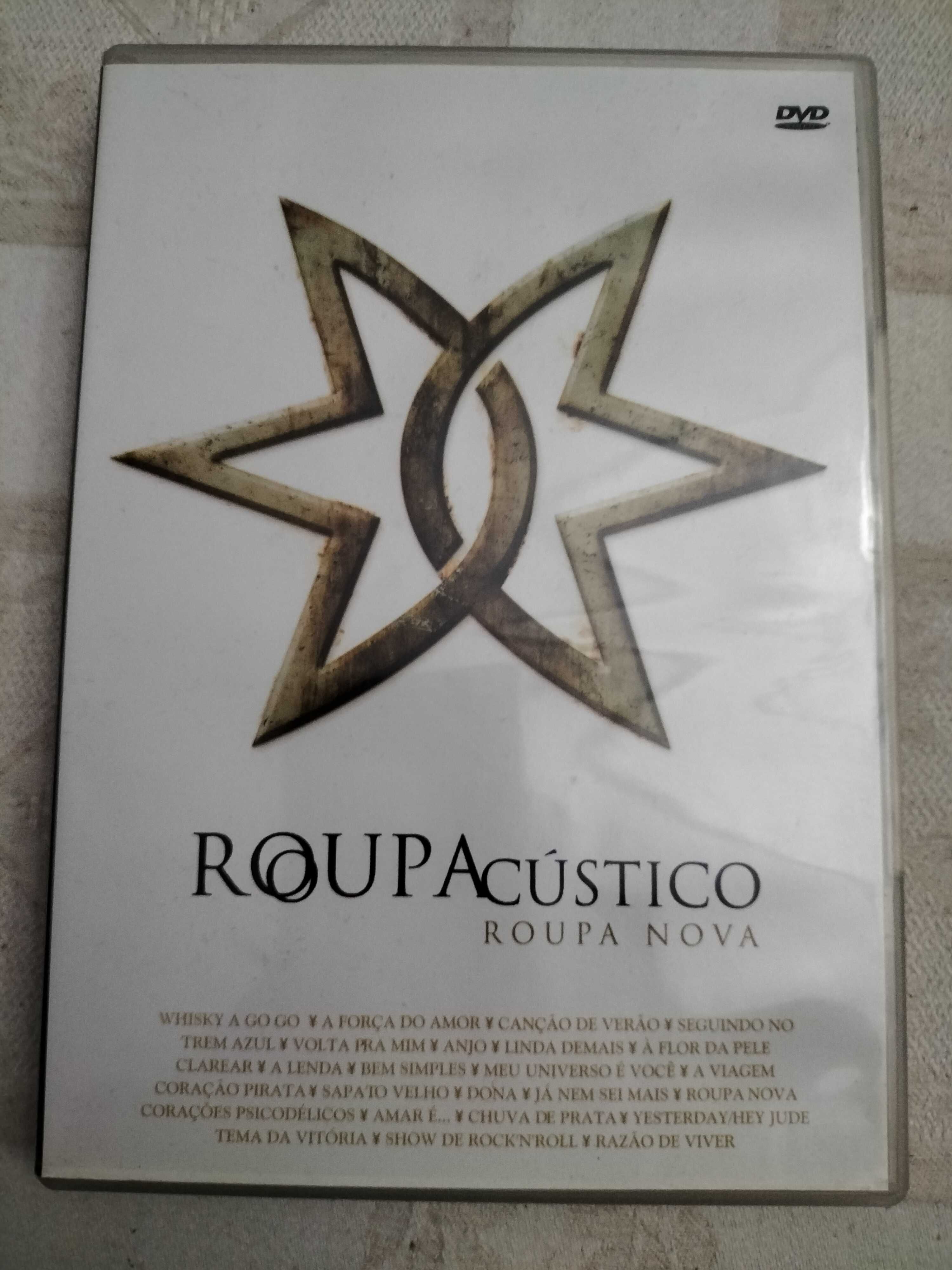DVD Roupa Nova Acústico em excelente estado.