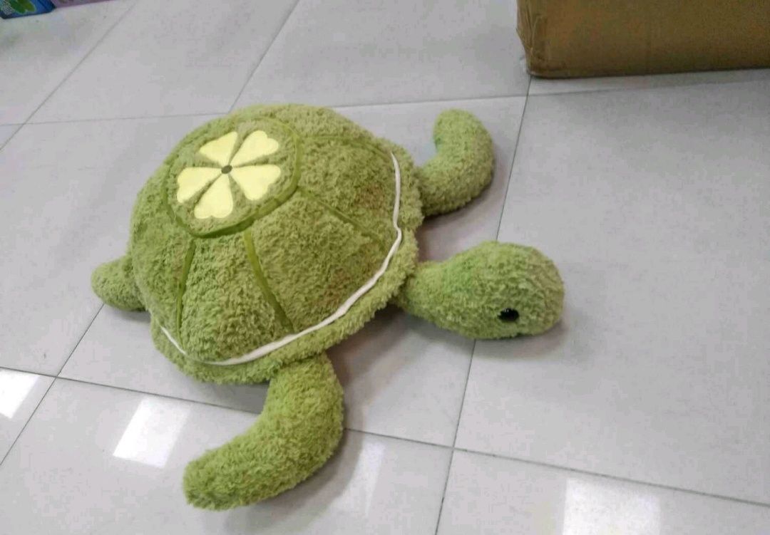 Zielony żółw maskotka 70 cm