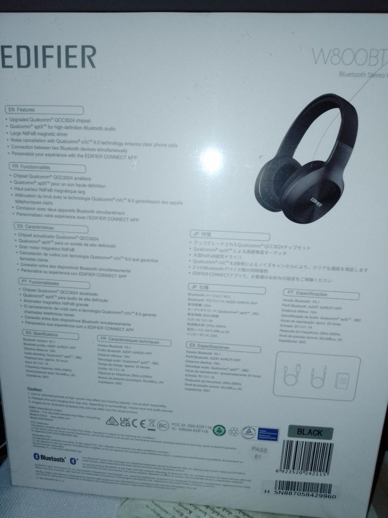 Słuchawki Edifier W800bt