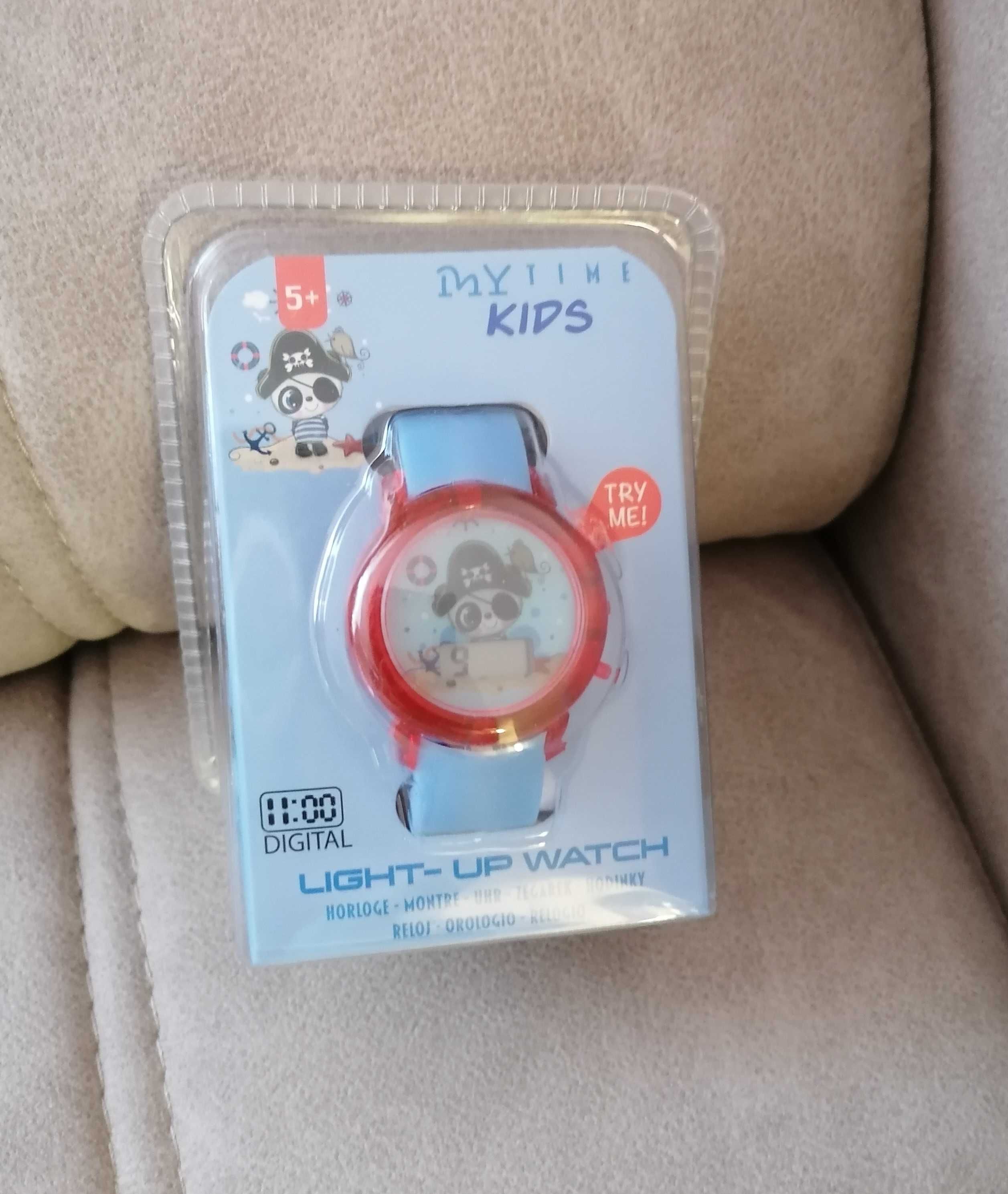 Świecący zegarek dla dzieci
