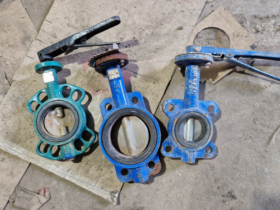 Задвижки, засувки батерфляй  вентилі 100, 80, 65
