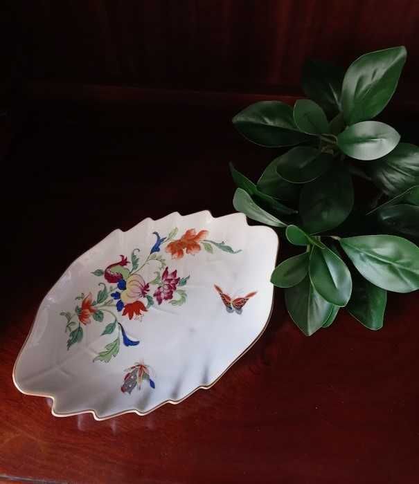 Covilhete porcelana fina, formato folha, coleção Samatra- Vista Alegre