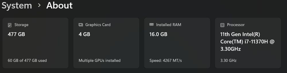 Microsoft Surface Laptop Studio i7 RTX3050Ti