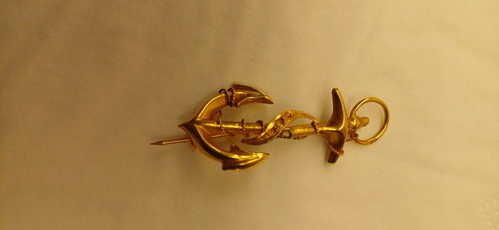 Alfinete de ouro