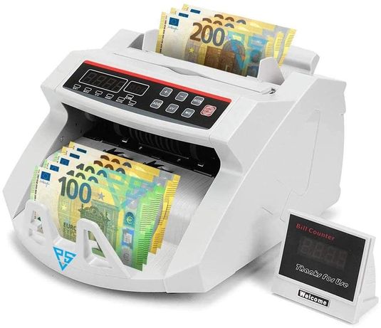 Envio grátis Máquina contar notas verificar dinheiro falso com fatura!