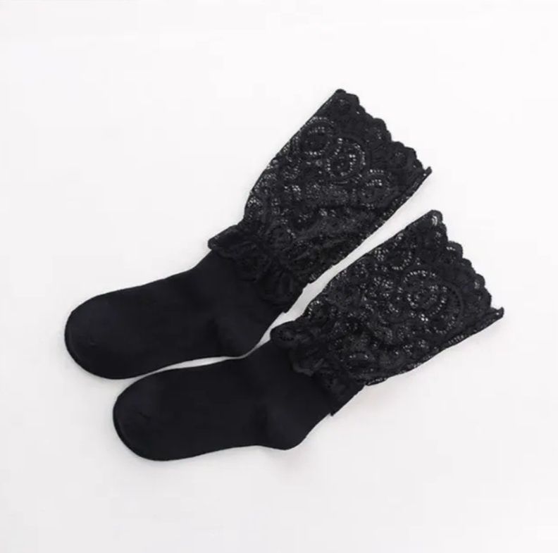 Шкарпетки з мереживом