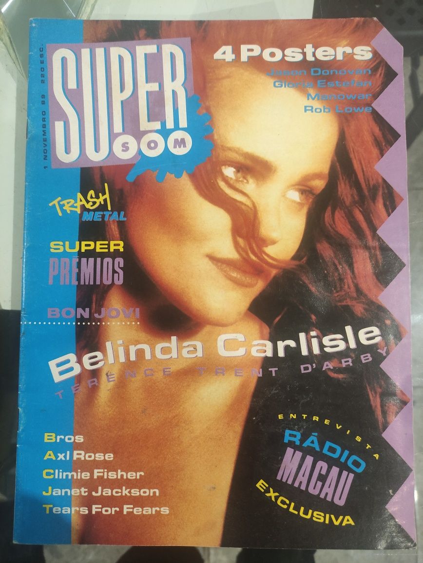 Revistas Musicas Anos 80,Super Som e Número 1