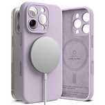 Etui Ringke Silicone MagSafe na iPhone 16 Pro - fioletowe
