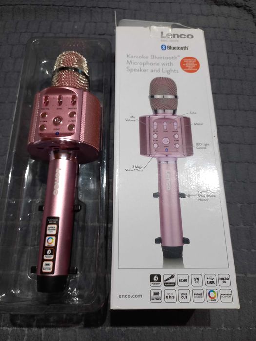 Mikrofon Lenco BMC-180PK Bluetooth