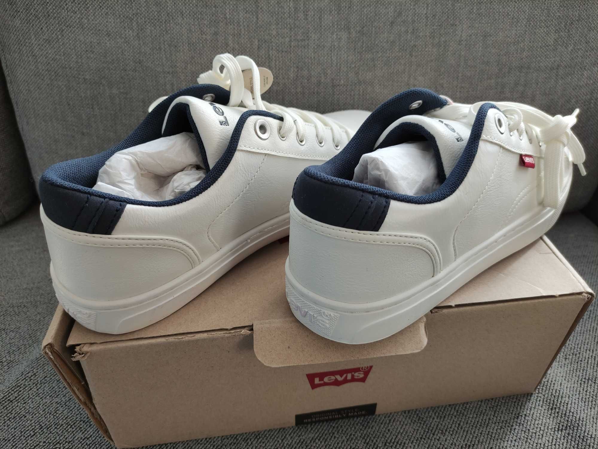 LEVIS Sneakersy białe | NOWE | Roz. 42 | 100% | ORYGIANLNE | Levi's