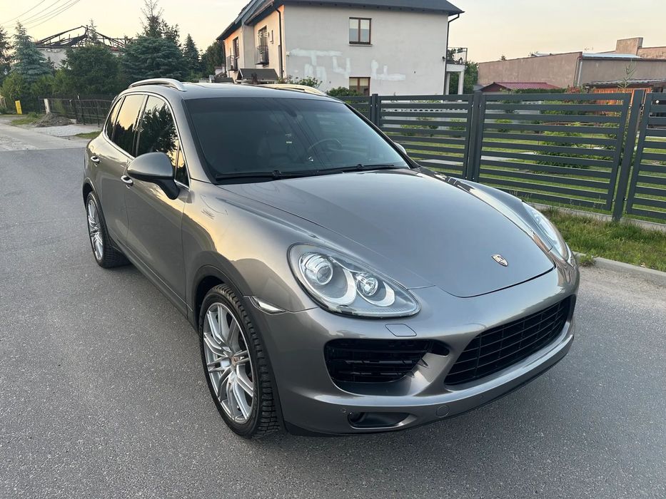 Porsche Cayenne Salon Polska Turbo Skóra Alkantara Kamera Szyber Dach Bose Koło PDC