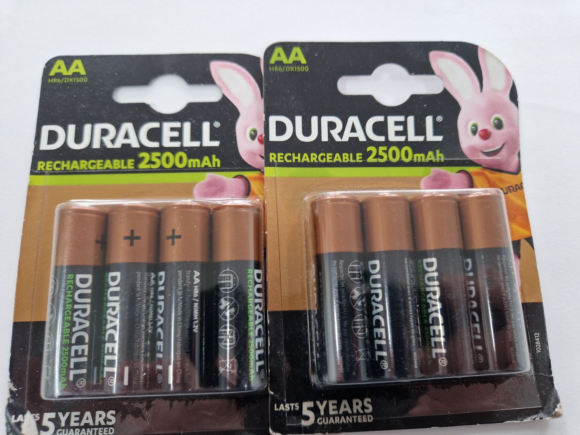 Duracell Rechargeable AA R6 4 szt
R6/AA 2500mAh