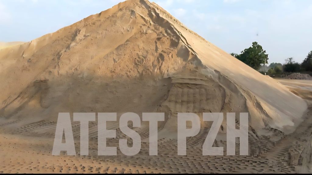 Piasek do piaskownicy. ATEST PZH Piasek do piaskownic