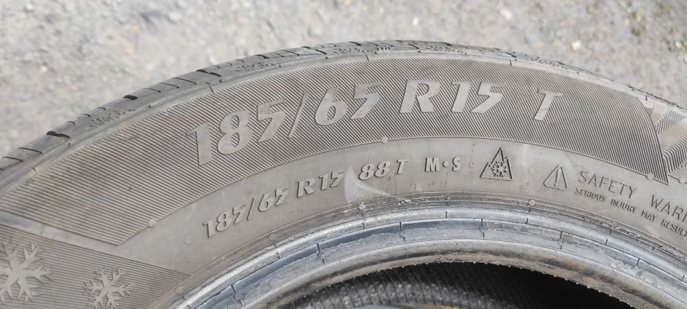Opony zimowe 6mm 185/65/15 Matador 6N