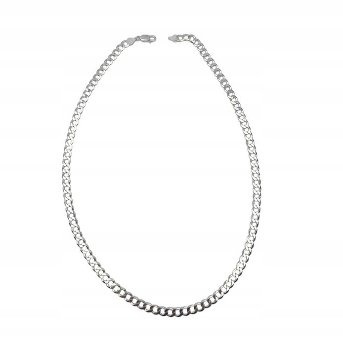 Srebrny Łańcuszek Pancerka 55CM P925 22.61g