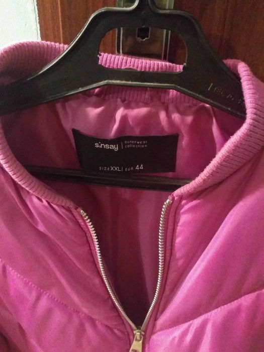 Kurtka różowa XXL 44 zimowa