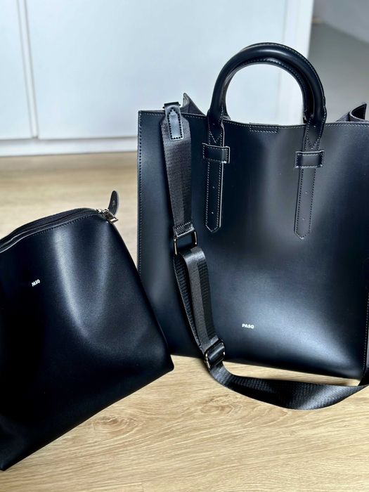 PASQ tote-bag Preto