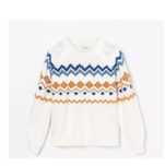 Reserved - Sweter z alpejskim wzorem 74 Kremowy