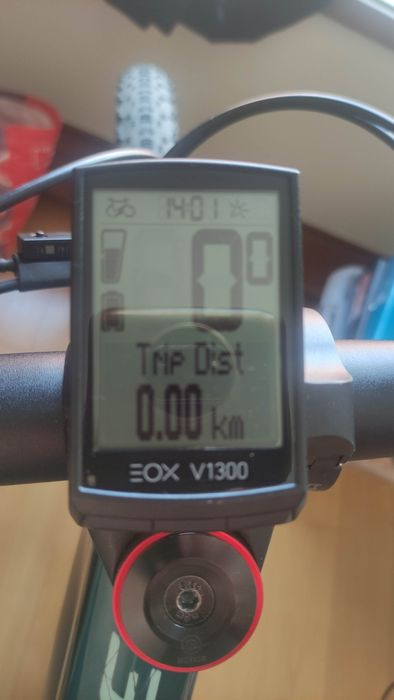 Ciclocomputador sigma eox 1300 bicicleta e-bike orbea rise