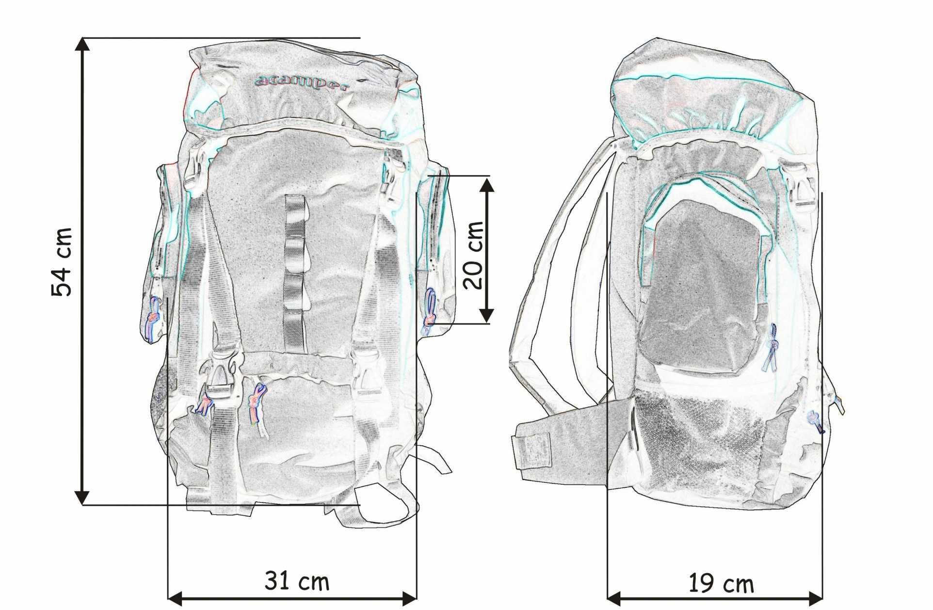 Plecak Turystyczny Acamper 35L