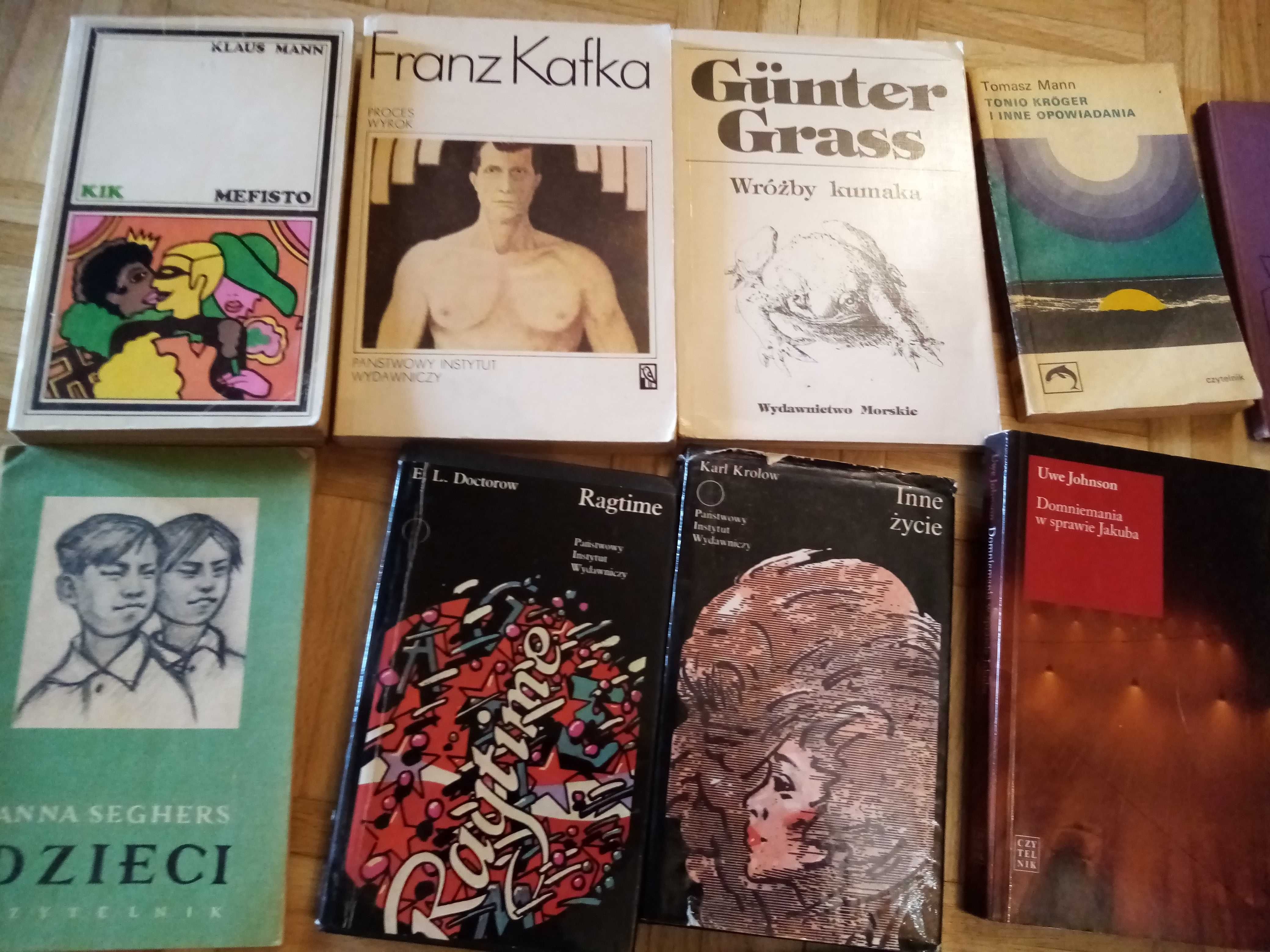 20 książek literatura niemiecka Mann Wolf Grass Seghers Krolow itp