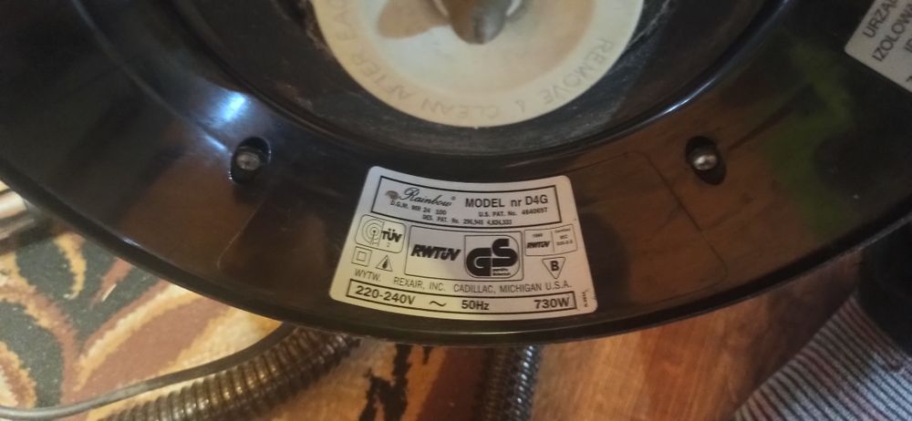 Odkurzacz Rainbow model D4G