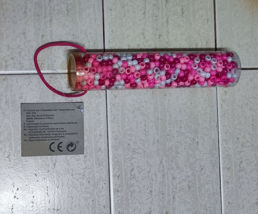 Contas rosa de 4 tons