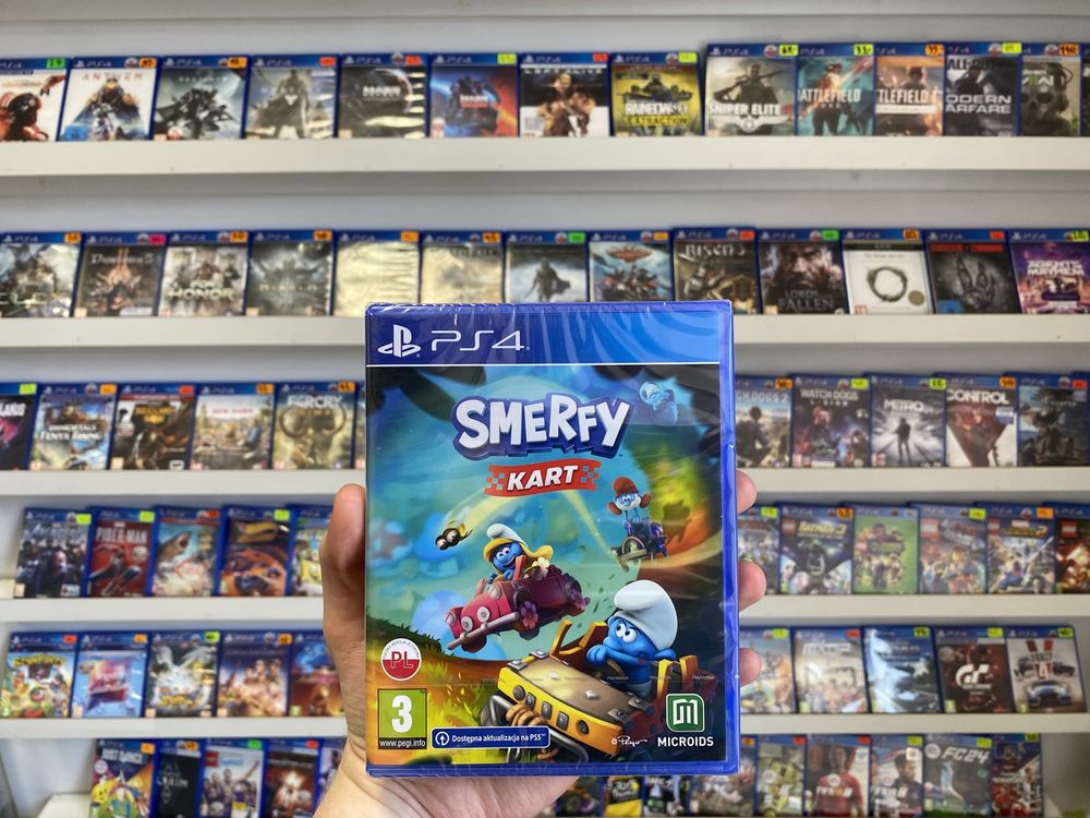 Gra Ps4 Smerfy Kart. Polska wersja językowa